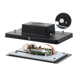 KIT-5G(512)  Raspberry Pi 5 (8GB RAM) KIT LCD 7 Inch SSD NVME 512GB - Complete SET SIAP PAKAI